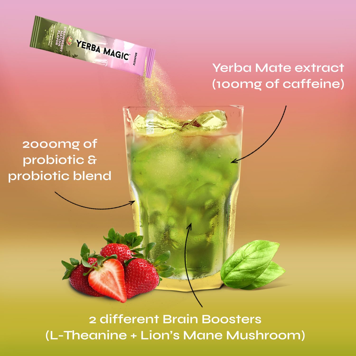 Yerba Magic® - Yerba Mate Instant Tea Powder | 20 Stick Packs