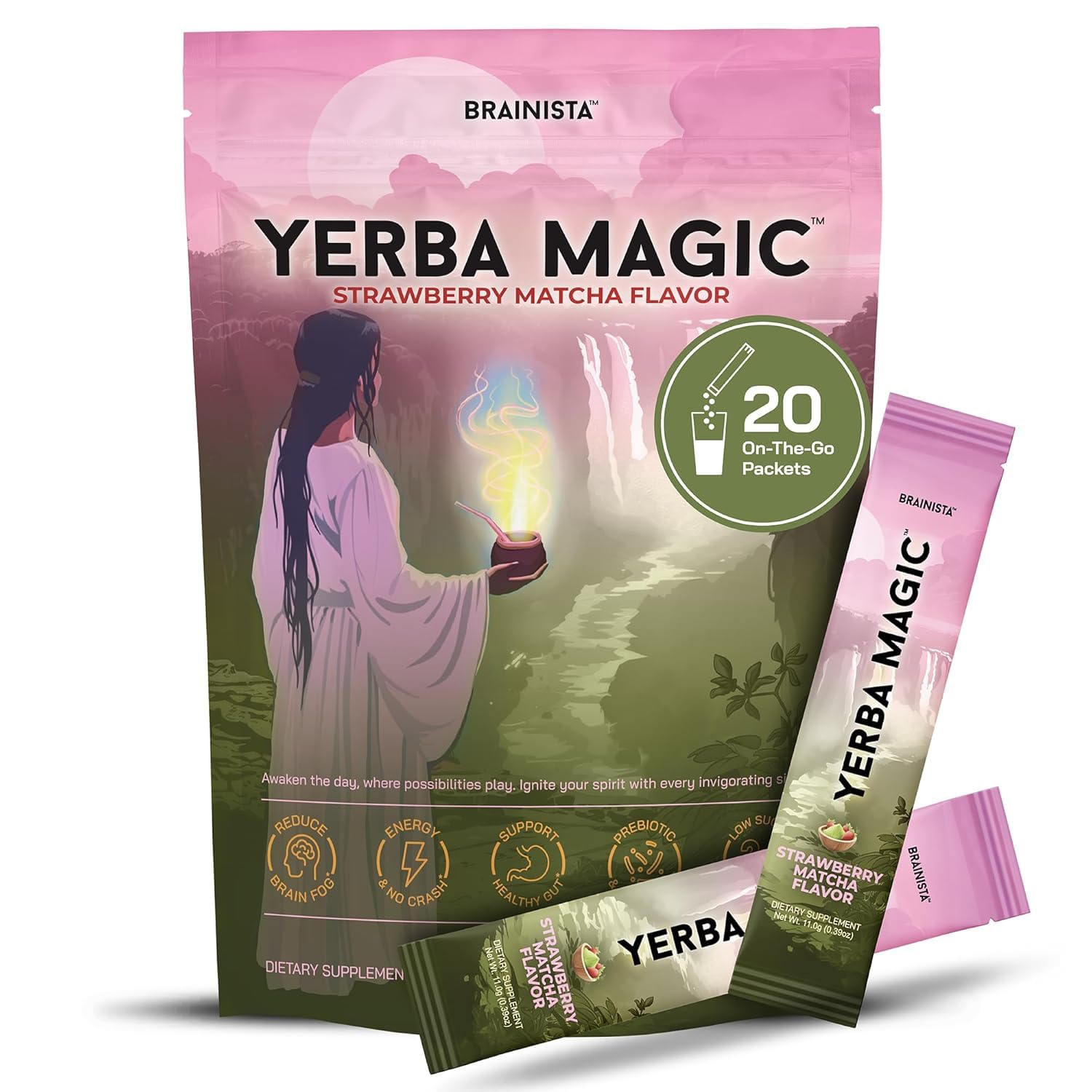 Yerba Magic® - Yerba Mate Instant Tea Powder | 20 Stick Packs