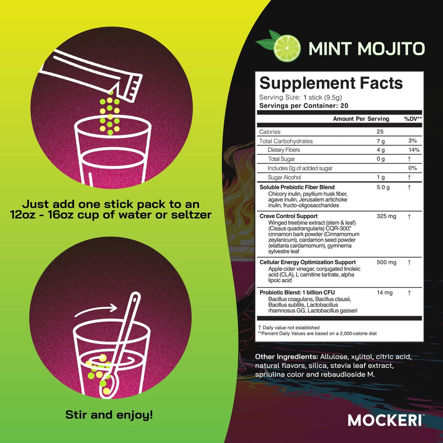 Yerba Magic® - Mockeri Probiotic Mocktail Mix