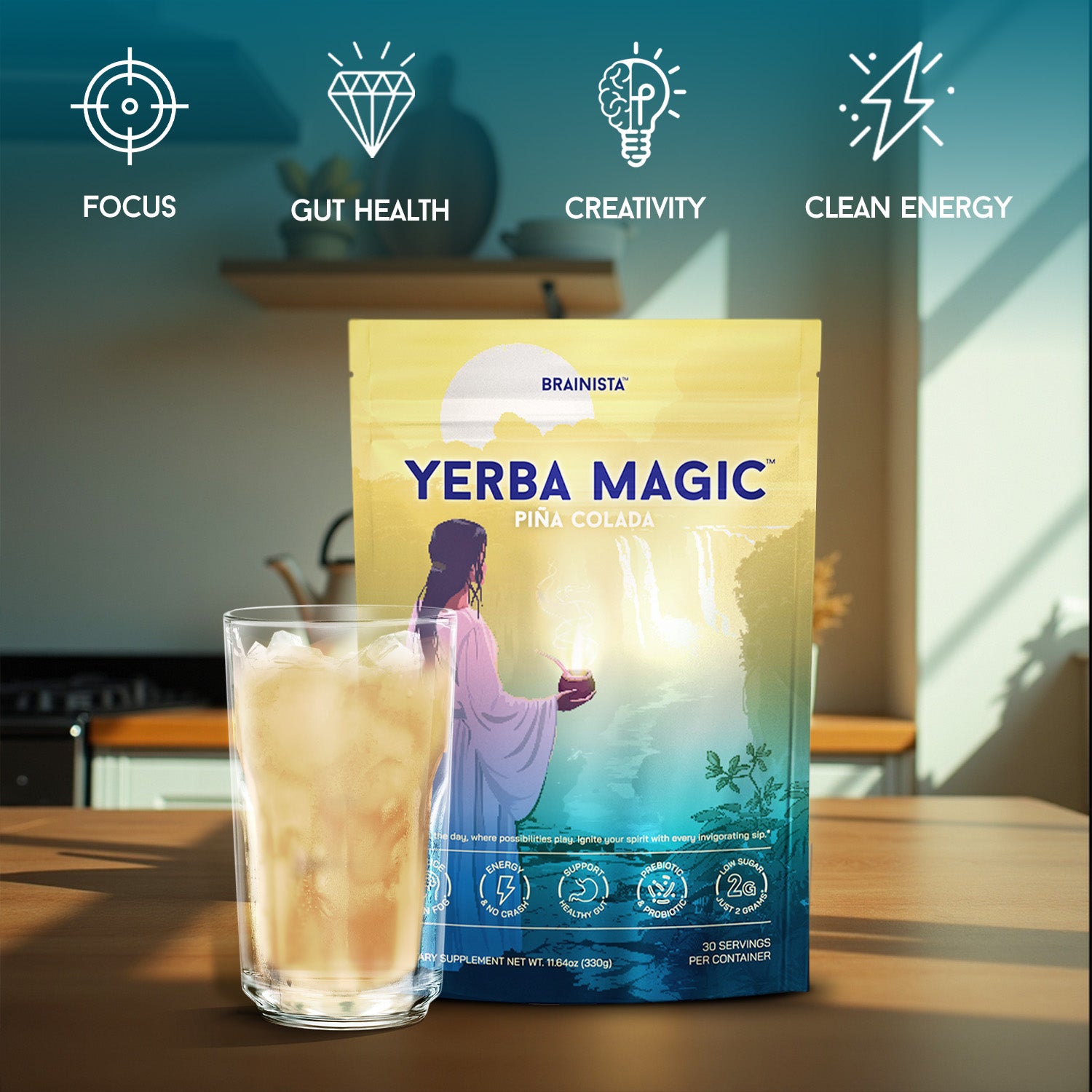 Yerba Magic® - Yerba Mate Instant Tea Powder | 30 Servings
