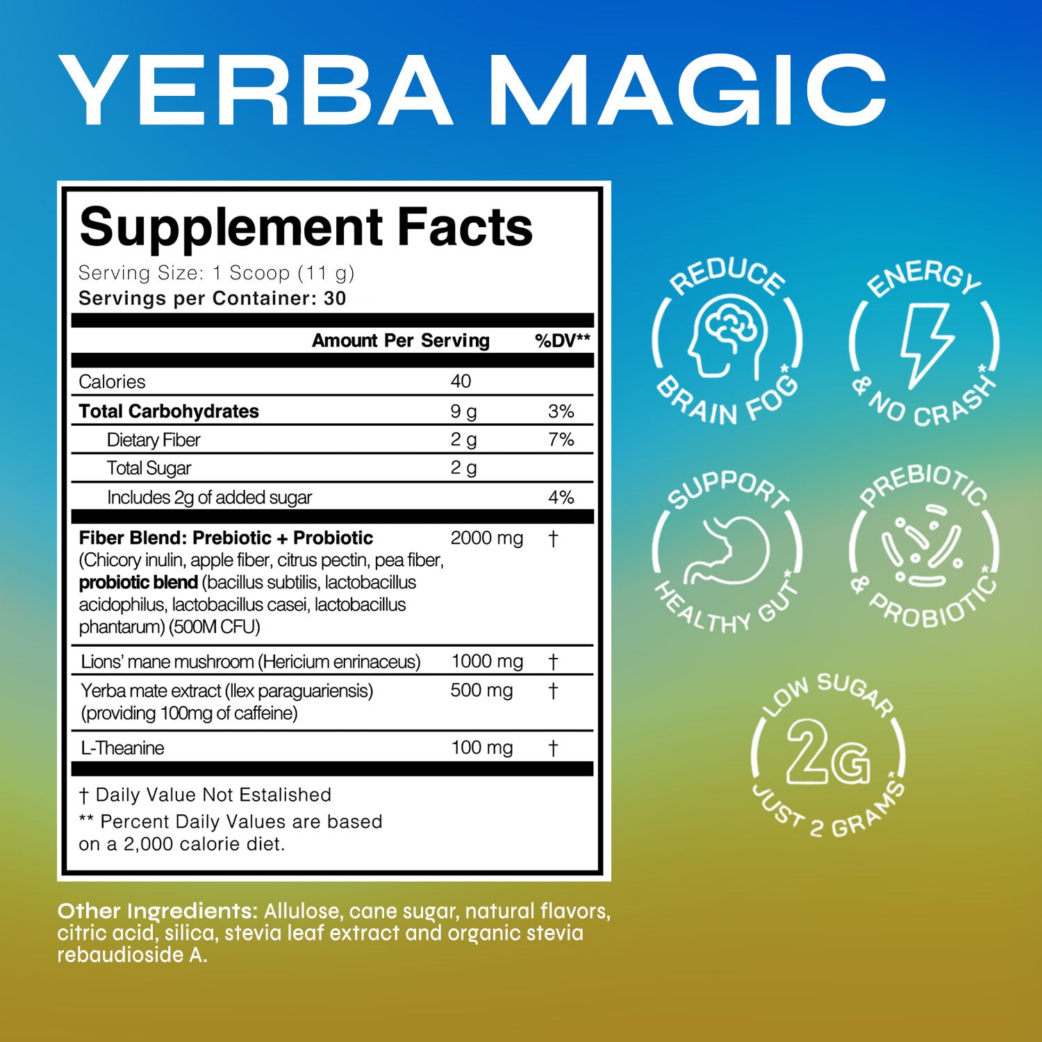 Yerba Magic® - Yerba Mate Instant Tea Powder | 30 Servings