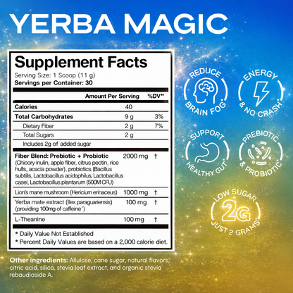Yerba Magic® | Yerba Mate Instant Tea Powder - 30 Servings