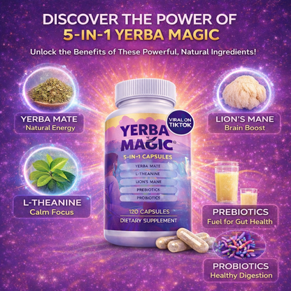 Yerba Magic® | 5-in-1 Capsules - 30 Servings