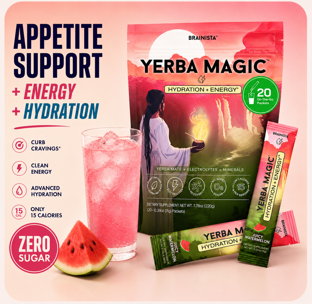 Yerba Magic Hydration + Energy — appetite support, energy, hydration