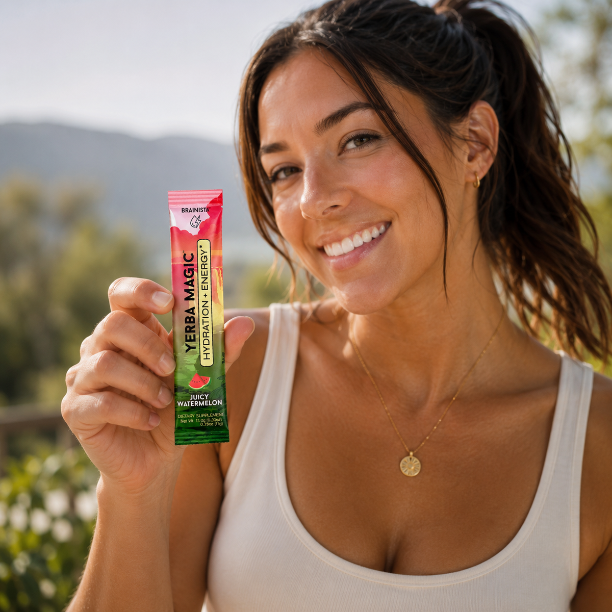 Yerba Magic Hydration + Energy Juicy Watermelon stick packs
