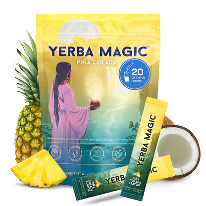 Yerba Magic® - Yerba Mate Instant Tea Powder | 20 Stick Packs