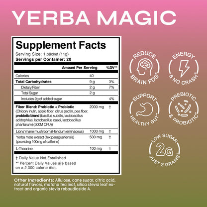 Yerba Magic Strawberry Matcha – 20 Stick Packs