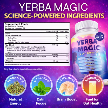Yerba Magic® | 5-in-1 Capsules - 30 Servings
