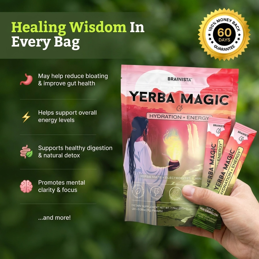 Healing wisdom in every bag — may help reduce bloating and improve gut health