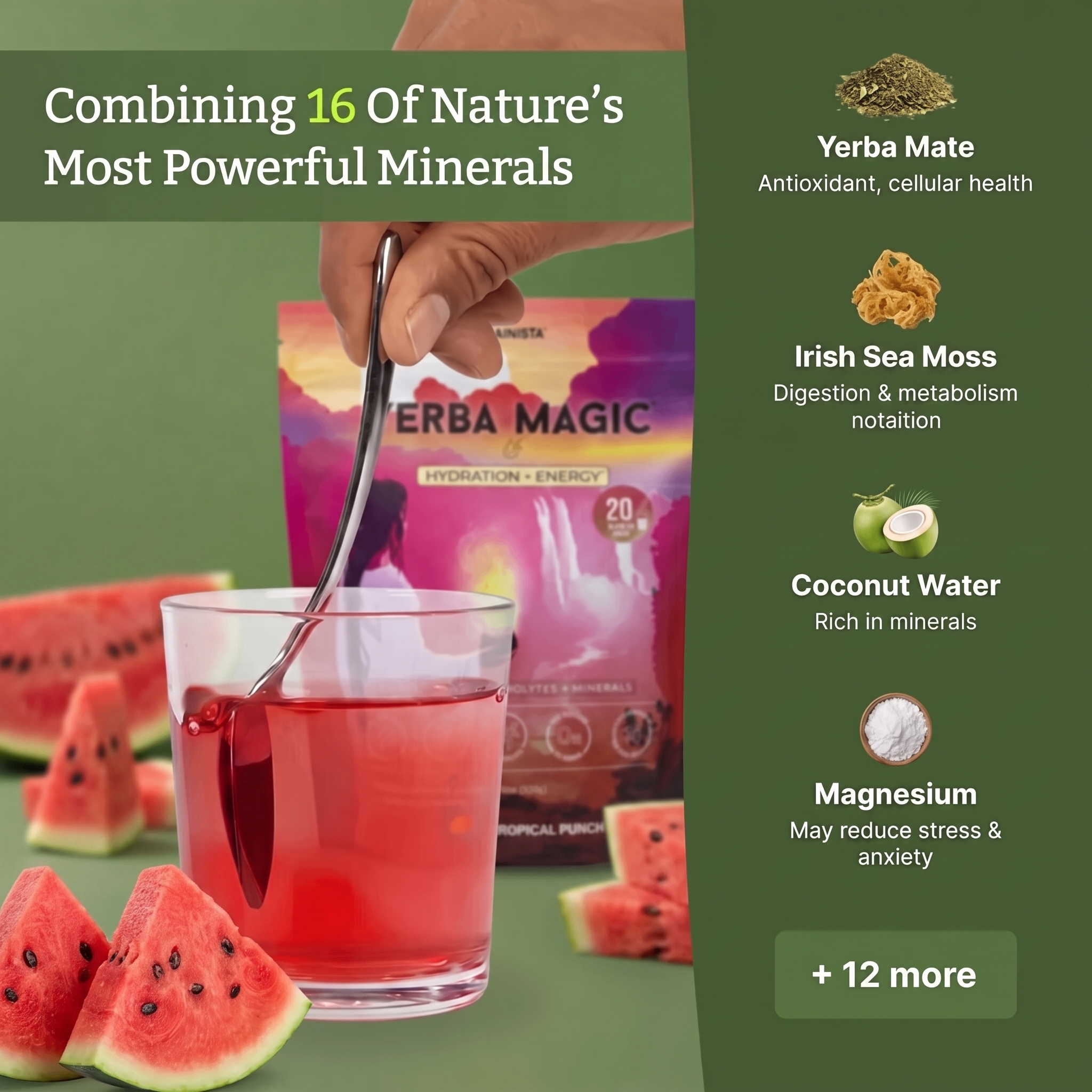 Combining 16 of nature's most powerful minerals