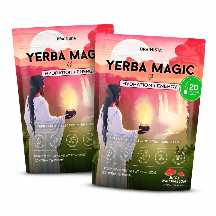 Yerba Magic Hydration + Energy Juicy Watermelon stick packs