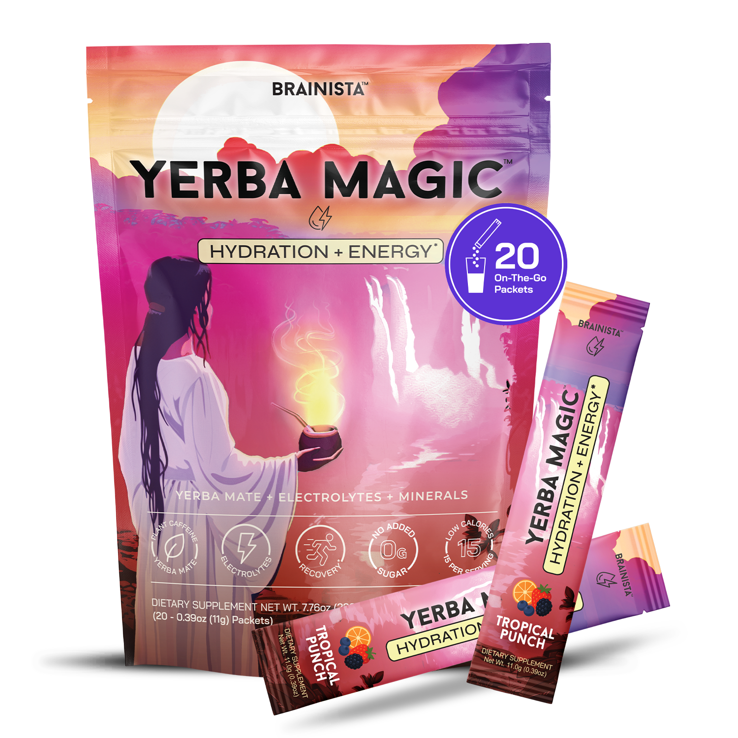 Yerba Magic Hydration + Energy stick packs
