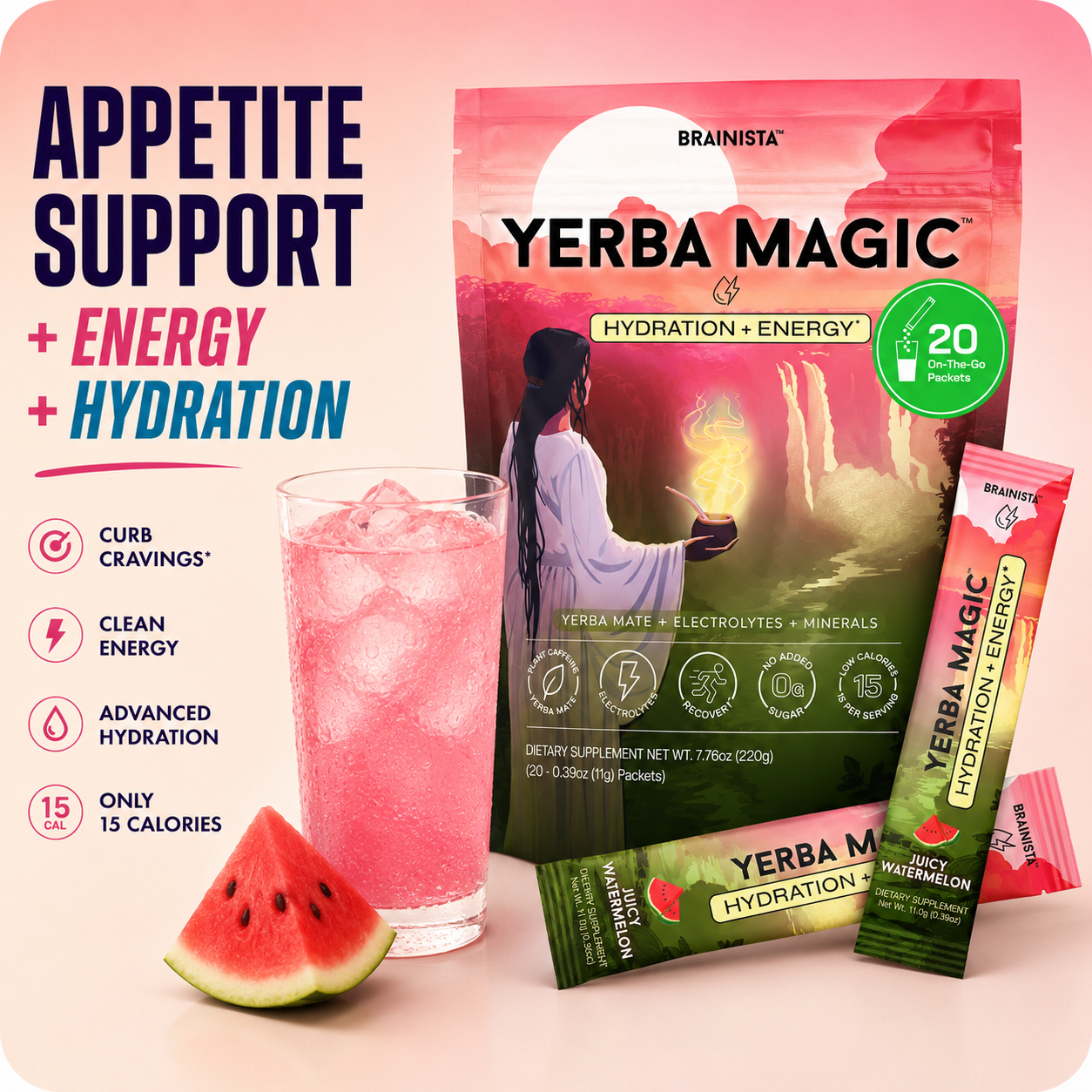 Yerba Magic Hydration + Energy — appetite support, energy, hydration
